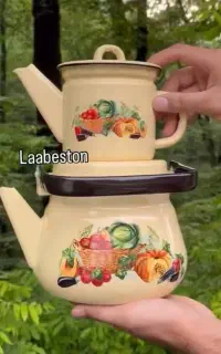 کتری قوری لعابی اصل روسیه