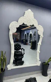 آینه قدی با قاب ام دی اف طرح تاج