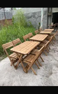 غذاخوری  میز و صندلی تاشو کمجا نراد  کد ۲۱۵
