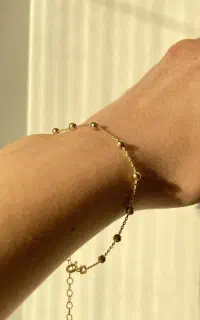 دستبند زنجیر توپی (خلخال)
