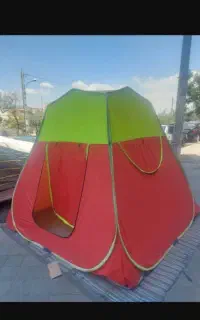 چادر آستر دار مسافرتی پوش دار کف ضخیم
