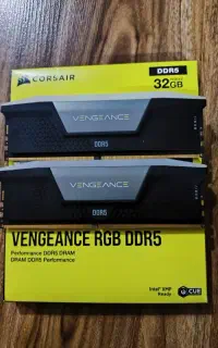رم Corsair Vengeance RGB DDR5 32GB (2×16GB)