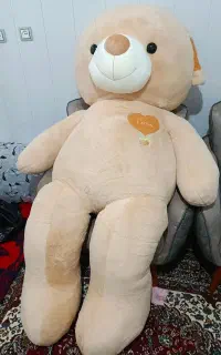 خرس پولیشی جنس اعلا 1متر و 90 سانت،بزرگ