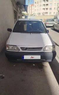 پراید 96سفید بدون رنگ