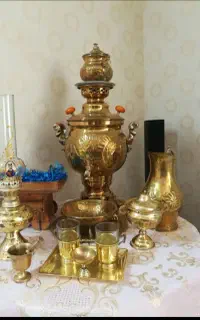سماور برنجی