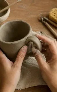 کلاس تابستانه سفالگری، تجربه ساختن دستسازه گِلی
