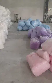 ضایعات پارچه تور سانول درجه یک