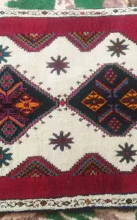 دو عدد قالی قشقایی دست بافت