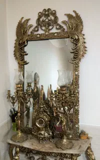 آینه و کنسول سیمرغ