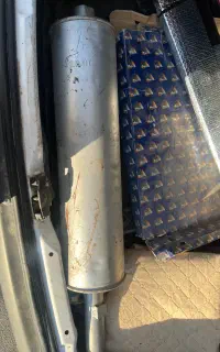 منبع اگزوز بنزی قدیمی نو