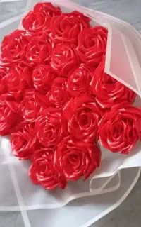 شاخه گل روبانی