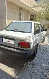 سواری پراید بدون رنگ با برگه کارشناسی