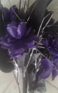 گلهای اکلیل دار وپارچه ای