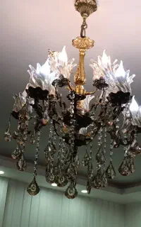 چراغ لوستر برنز پنج شاخه