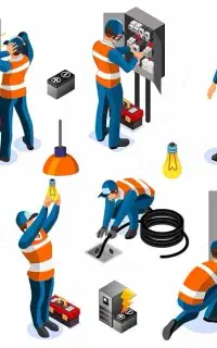 کارگر برای برق ساختمان و هوشمند سازی