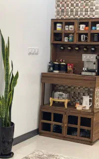 کافی بار چوبی