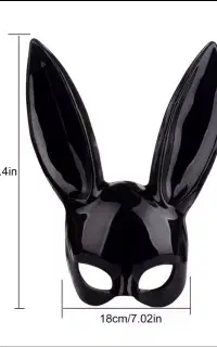 نقاب خرگوشی + نقاب بالماسکه + لباس خواب