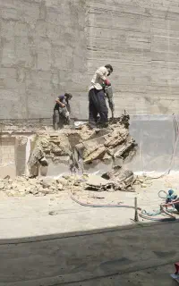 حفره چاه تخریب ساختمان