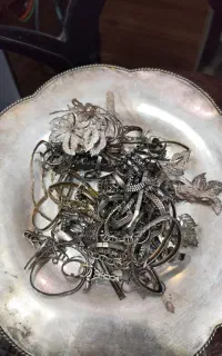 نقره کهنه و ظروف و مستعمل