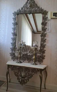 آینه شمعدان کنسول