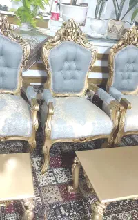 مبل7نفره سلطنتی بامیزعسلی