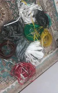 تسمه سبد بافی در رنگبندی