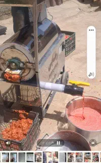 ابگیری گوجه و لیمو و انگور