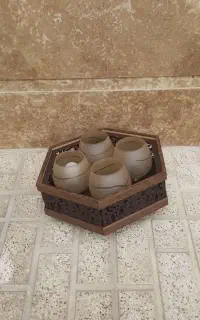 لوستر چوبی