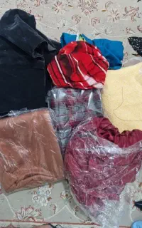 تعداد  زیادی پارچه