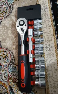 سری آچار بکس دسته  جغجغه بزرگ  اتصال بکس
