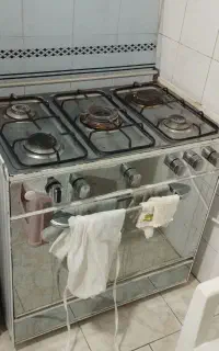 اجاق گاز طرح فر پنج شعله