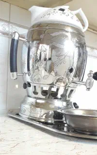 سماور گازی ماهان ۶ لیتری نو و آکبند