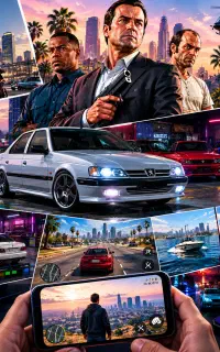 پک کامل GTA موبایل ، آفلاین ، ماشین ایرانی و مود