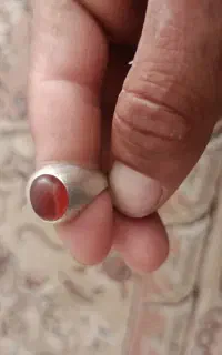دوتا انگشتر کهنه قدیمی عقیق