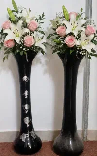 گلدان شیشه‌ای لوکس