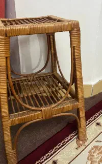 چهارپایه حصیری