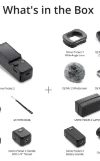 دوربین Osmo Pocket 3 Combo، سالم و کم کارکرد