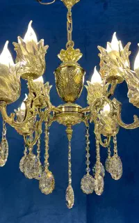 لوستر مورتال هشت شعله /loster bronze ضمانتی