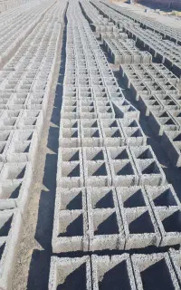 بلوک سیمانی ته بسته و بلوک پوکه ای معدنی ۱۰ و ۱۵