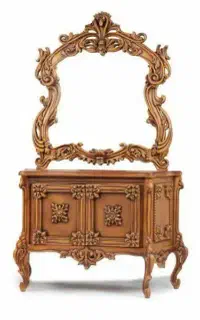 آینه کنسول چوبی گرجی(کد۱۵)