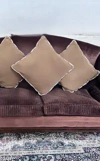 مبل ۷ نفره شکلاتی در حد نو