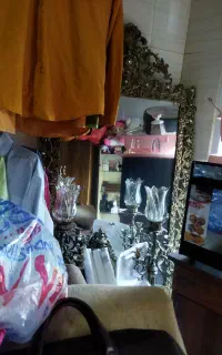 اینه شمعدان برنز