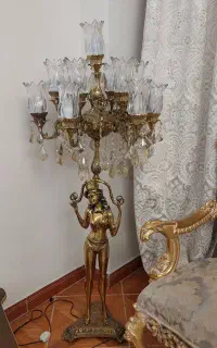 لوستر ایستاده برنجی