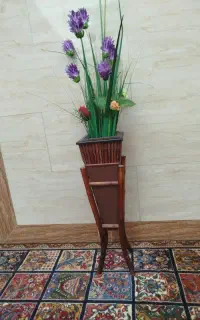 گلدان چوبی