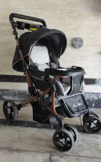 کالسکه دلیجان مدل بنیتا پرو بدنه طلایی