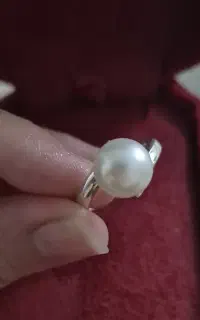 انگشتر مروارید نقره
