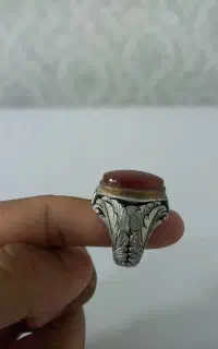 عقیق یمن درشت نایاب، رکاب دست کلکسیونی