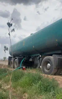 تانکر تریلی آب دو محور