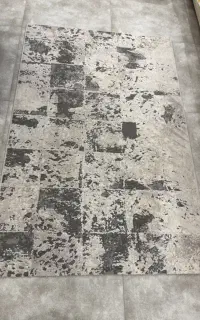 فرش پتینه طوسی ۱ونیم متری