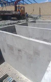 اجرای استخر دیوار برشی سوله
